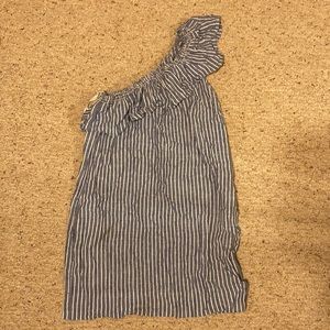 One shoulder summer dress